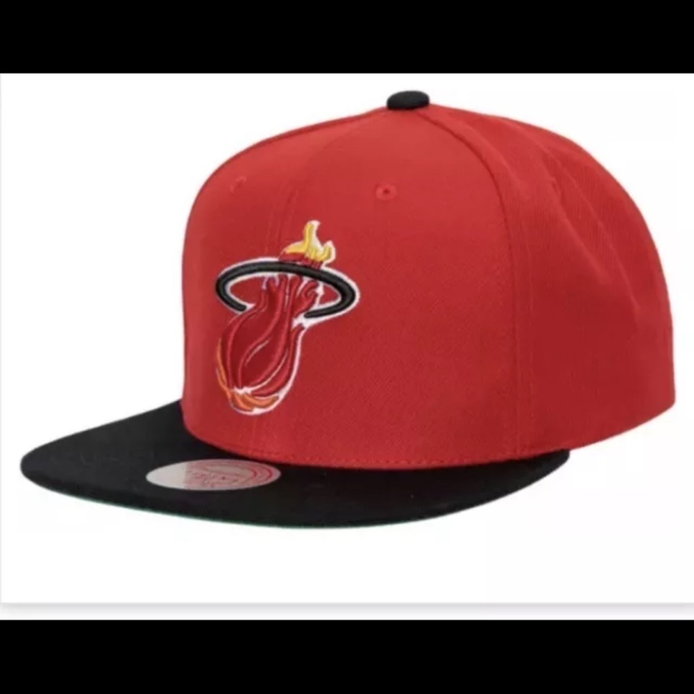 Miami Heat 9Fifty Adjustable Snapback Hat Mitchell & Ness Hardwood Classics